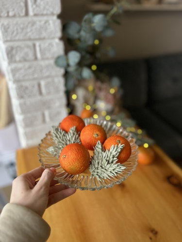 Мандарины из зефира Мандарины из зефира